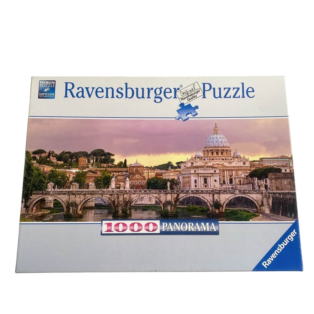 Ravensburger Rome Panorama 1000 Pieces Puzzle NEW Opened‎ Box SEALED PCS BAG
